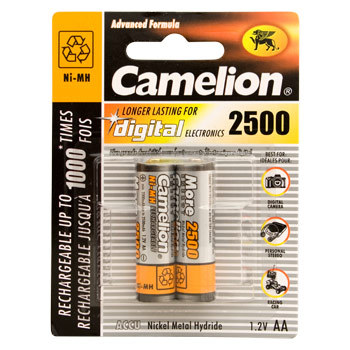 Аккумулятор Camelion АА 2500mah Ni-MH 1шт